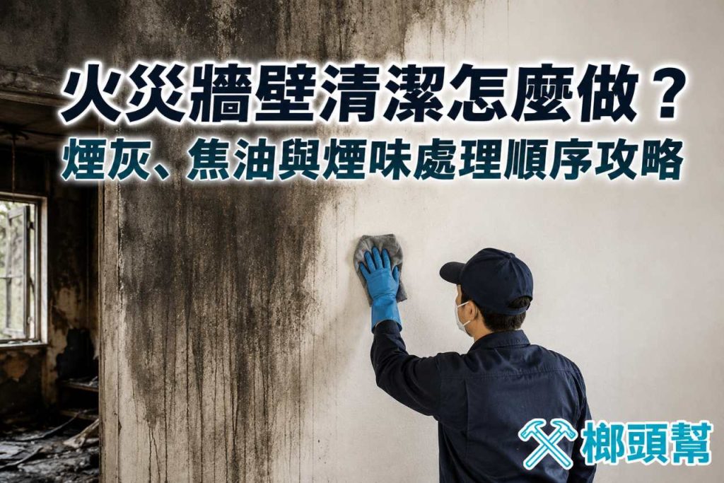 火災牆壁清潔