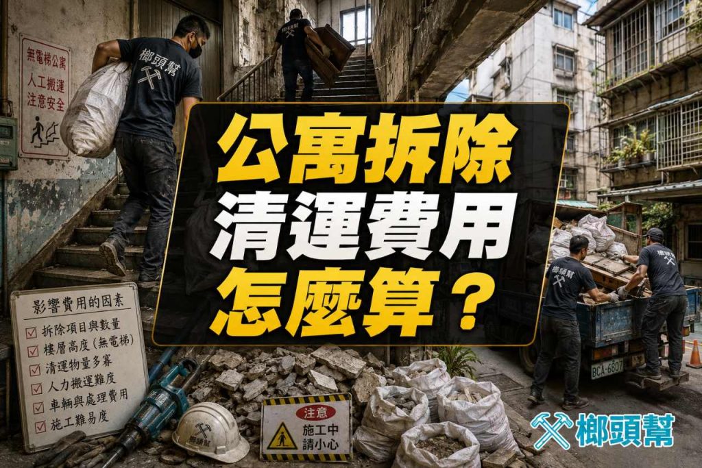 無電梯拆除清運